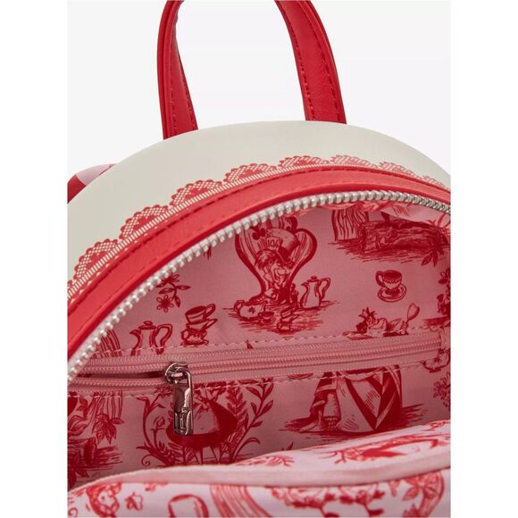Loungefly Disney Alice in Wonderland Tonal Alice Floral Mini Backpack main image 5